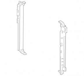 Capac radiator condensator aer condiționat stânga Mercedes GLC 43 AMG 16-19