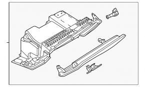 Torpedo, torpedo Audi A6 C8 19 - negru