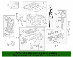Масляный щуп Chevrolet Trax 15-22 1.4Т