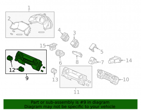 Управление климат-контролем Honda Civic X FC 18-21 manual