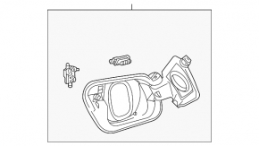 Volkswagen ID.4 23-25 Carcasă portului de încărcare cu blocare