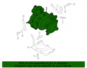 Turbina Subaru Forester 14-18 SJ 2.0 cu conducte