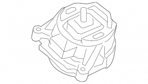 Suport motor dreapta pentru BMW X3 F25 11-17 N55