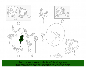 Кнопки руля правые Honda CRV 12-16