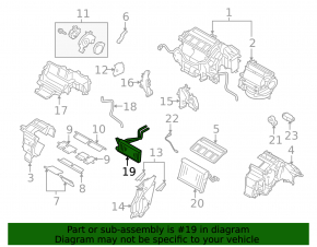 Испаритель Subaru Outback 10-14