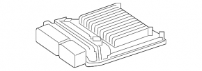 Блок ECU компьютер двигателя Mercedes GLC 300/350e 16-19