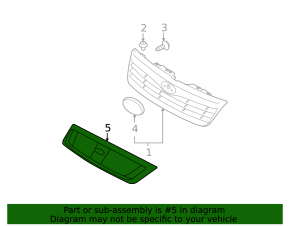 Решетка радиатора grill Subaru Forester 08-13