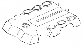 Накладка двигателя Toyota 4Runner 10-24