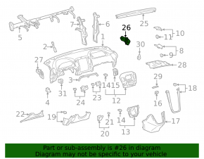 Воздуховод правый Lexus RX300 98-00
