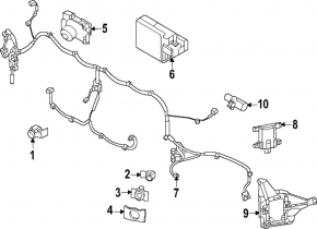 Камера передняя в решетке Mazda CX-90 24-26