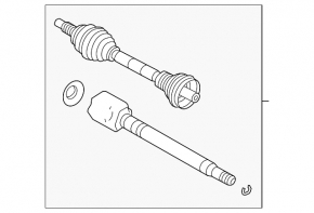Transmisie semi-arbore stânga față pentru Land Rover Range Rover 13-21