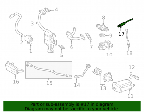 Лямбда-зонд второй Subaru Outback 15-19