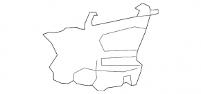 Кронштейн ПТФ правый BMW 3 GT F34 14-19