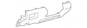 Husa genunchi sofer Toyota Camry v55 15-17 usa bej