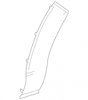Накладка арки крыла передняя левая Mazda CX-30 20-23 на бампере
