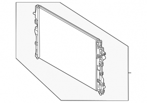 Radiator de răcire cu apă Mazda CX-50 23-26 2.5"