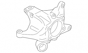 Цапфа задняя левая Subaru Outback 20-23