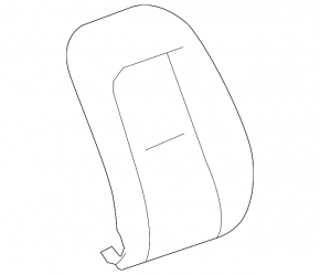 Пассажирское сидение Chevrolet Bolt 17- с airbag, кожа темно-серая, механич, подогрев, тоопляк под химч