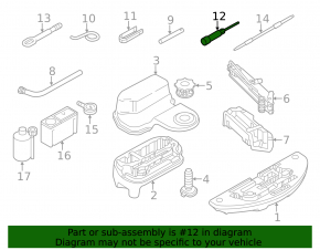 Отвертка Audi A5 F5 18-18 тип 1