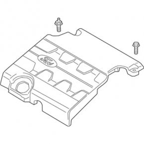 Накладка двигателя Ford Edge 15-18 3.5