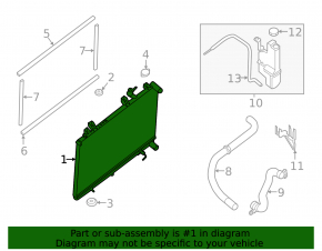 Radiator de răcire cu apă Platinum pentru Nissan Pathfinder 22-25