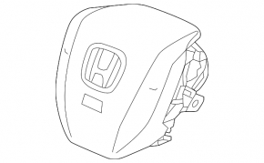 Airbag volan negru pentru Honda Civic XI FE/FL 22-26
