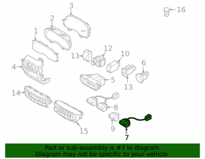 Кнопка отключения стабилизации Subaru Outback 10-13