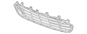 Решетка радиатора grill в сборе GMC Terrain 18-21 с эмблемой