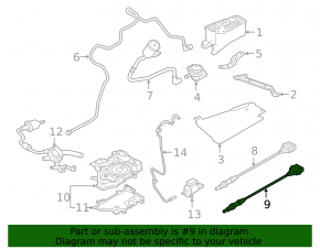 Лямбда-зонд второй Audi A4 B9 17-20 2.0T