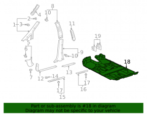 Покрытие пола Lexus RX300 98-00