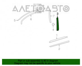 Накладка двери боковая передняя правая Lexus RX300 RX330 RX350 RX400h 04-08