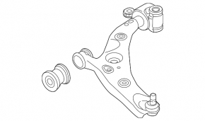 Brat de control inferior fata stanga Mazda 6 18-21
