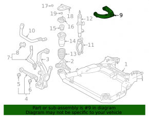 Maneta superioară din față dreapta Mazda6 03-08