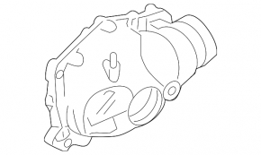Передний редуктор BMW X3 F25 11-17 3.38 2.0T, 3.0T