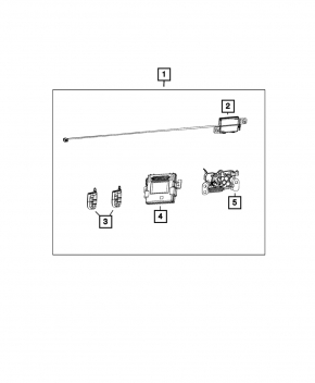 Hub Receiver Jeep Cherokee KL 14-15
