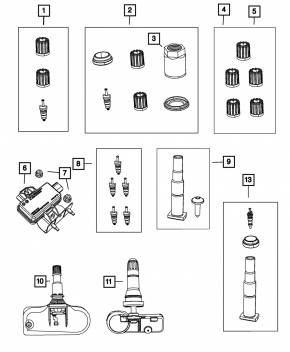 Tire Pressure Monitor-Module Dodge Charger 15-21 рест