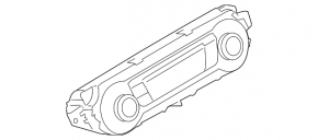 Управление климат-контролем Ford Transit Connect MK2 13-18 25auto