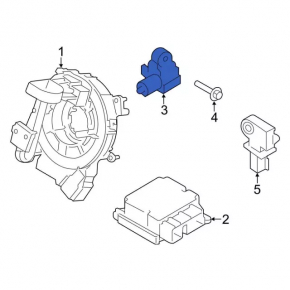 Датчик подушки безопасности передний левый Ford Transit Connect MK2 13-18