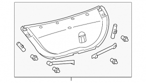 Обшивка крышки багажника Toyota Avalon 05-10