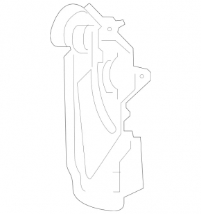 Deflector grilă radiator stânga Mercedes GLC 300 20-22 AMG pachet