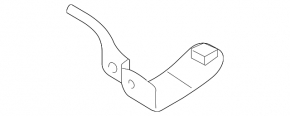 Кронштейн интеркулера нижний левый Mazda CX-5 19-25 2.5T