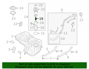 Топливный насос бензонасос Hyundai Santa FE 21-23 2.5