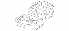 Защита днища задняя VW Taos 22-25