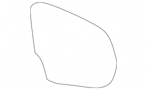 Element oglindă stânga Lexus NX200t NX300h 15-17 încălzit, asferic