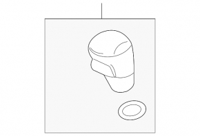 Ручка КПП Mazda 3 14-16 BM
