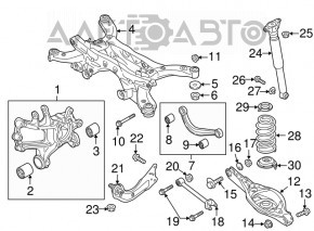 Рычаг продольный задний левый Mazda CX-5 17-24