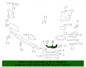 Suport proiector ceață dreapta pentru Land Rover Range Rover Evoque 19-23