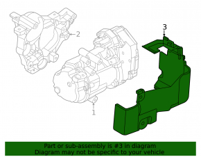 Кожух компрессора кондиционера Nissan Ariya 23-26