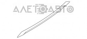 Молдинг двери багажника Mercedes W167 GLE 350 450 20-26 хром
