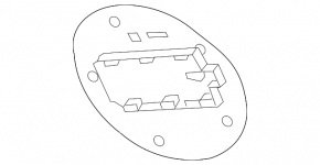 Лючок бензобака с корпусом Chevrolet Equinox 10-17